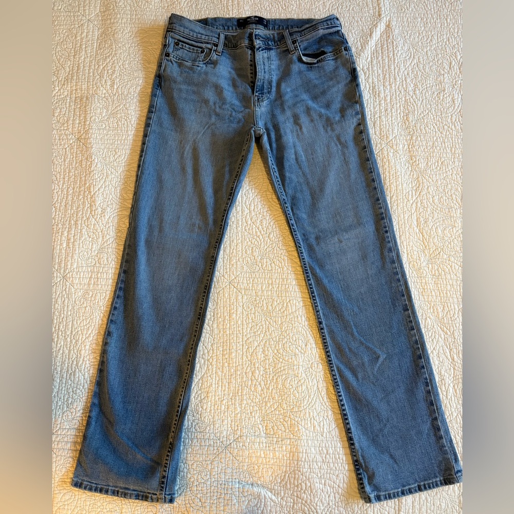 Hollister Men's Straight Blue Jeans